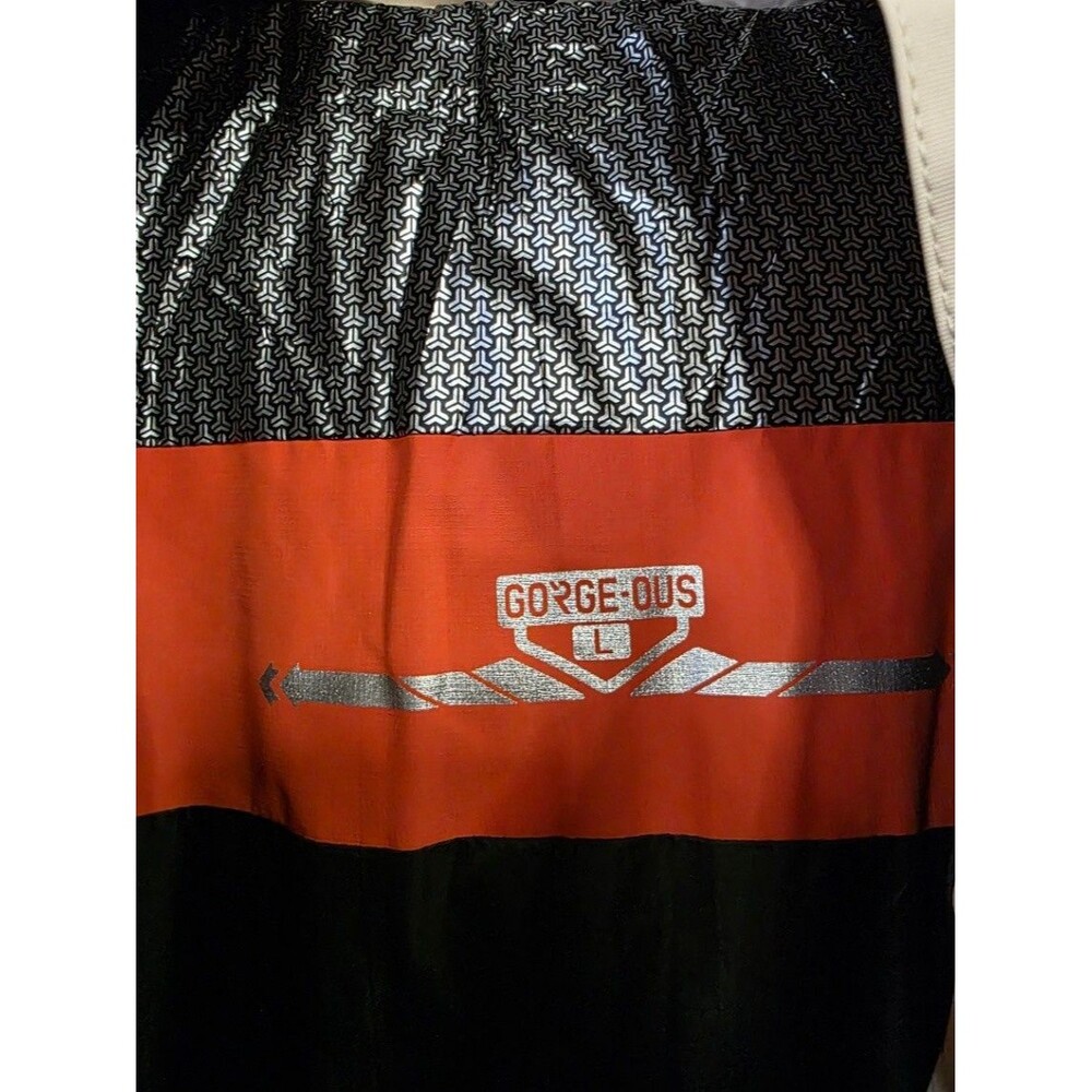 GORE-GOUS Boys Puffer Jacket Beige Hooded Size L - Picture 5 of 8